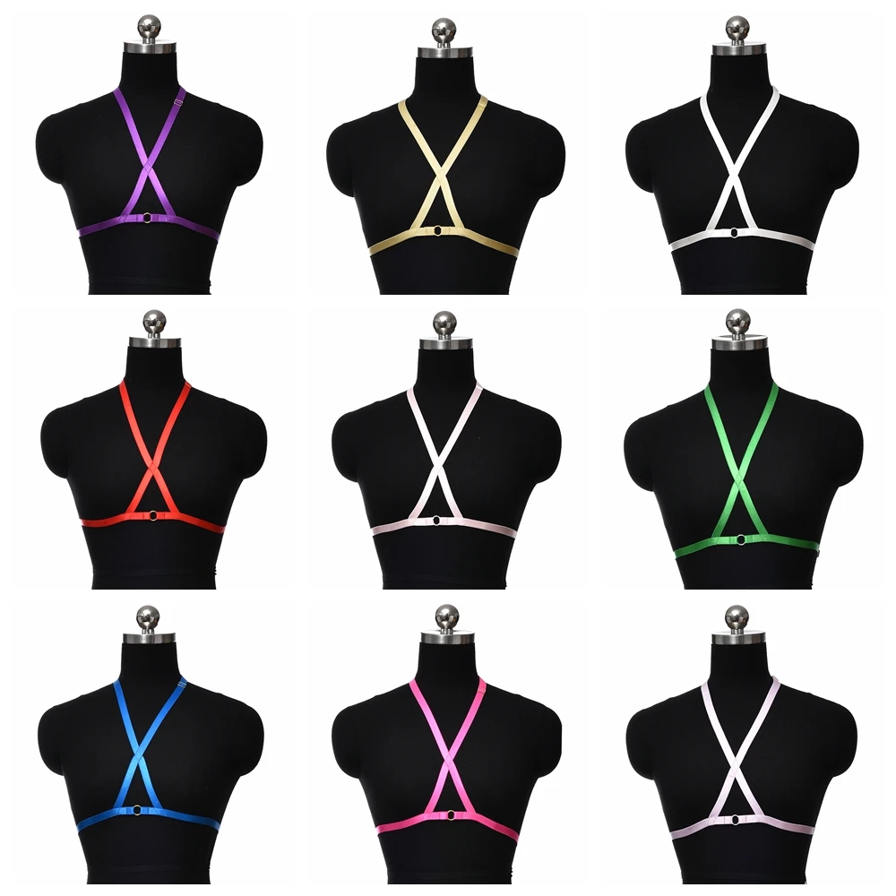 Women Adjustable Body Harness Tank Bra Elastic Croos Strap Crop Top Body Cage Bondage Rave Wear Sexy Harness Lingerie
Women Adjustable Body Harness Tank Bra Elastic Croos Strap Crop Top Body Cage Bondage Rave Wear Sexy Harness Lingerie