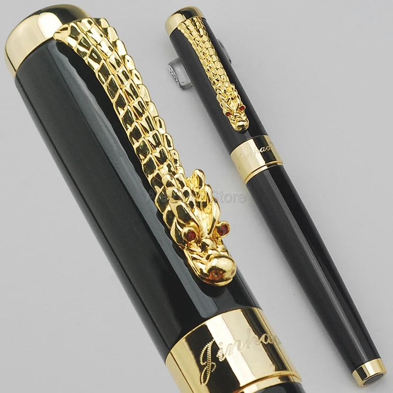 Jinhao 1200 винтажная карманная портативная перьевая ручка с зажимом дракона, черные металлические чернильные ручки для резьбы профессиональные принадлежности
Jinhao 1200 винтажная карманная портативная перьевая ручка с зажимом дракона, черные металлические чернильные ручки для резьбы профессиональные принадлежности