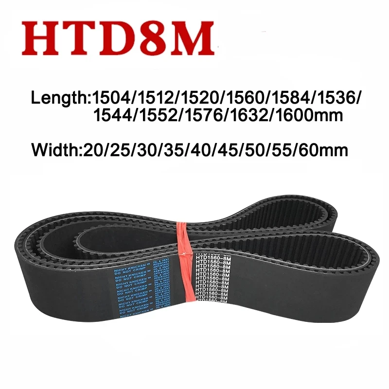 Rubber Synchronous Belt 8M1600 8M1584 Synchronous Belt Transmission Belt Tooth Pitch 8mm Arc Tooth Synchronous Belt
Rubber Synchronous Belt 8M1600 8M1584 Synchronous Belt Transmission Belt Tooth Pitch 8mm Arc Tooth Synchronous Belt