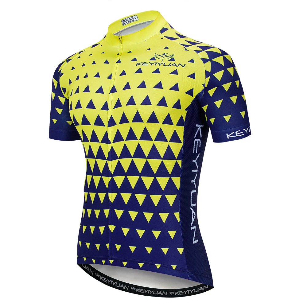 KEYIYUAN New Men's Short Sleeve Cycling Jersey Summer Mtb Tops Triathlon Bike Shirts Quick Dry Ropa Ciclismo Hombre Verano
KEYIYUAN New Men's Short Sleeve Cycling Jersey Summer Mtb Tops Triathlon Bike Shirts Quick Dry Ropa Ciclismo Hombre Verano