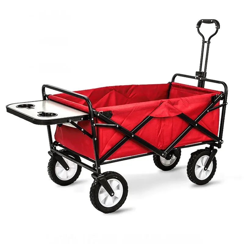 Upgrade Household Portable Shopping Cart with Table, Steel Frame Outdoor Camping Cart, Folding Utility Wagon with Side Table
Upgrade Household Portable Shopping Cart with Table, Steel Frame Outdoor Camping Cart, Folding Utility Wagon with Side Table