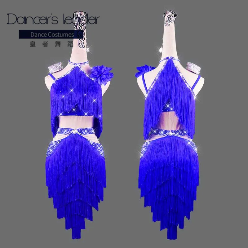 Latin Dance Dress Woman Diamond Tassel Dance Competition Costume Adult Children High-end Custom Professional Stage Performance
Latin Dance Dress Woman Diamond Tassel Dance Competition Costume Adult Children High-end Custom Professional Stage Performance