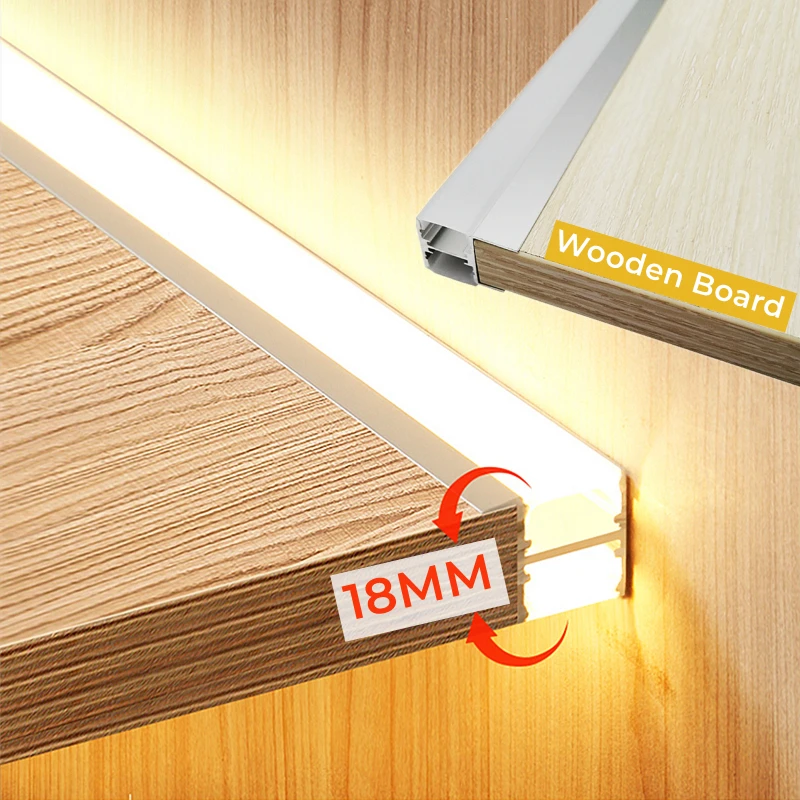 30/40/50cm LED Strip Cabinet Splint Lamps Hidden Doule Side Glow Aluminum Profiles 18mm Wood Board Layer Linear Bar Strip Lights
30/40/50cm LED Strip Cabinet Splint Lamps Hidden Doule Side Glow Aluminum Profiles 18mm Wood Board Layer Linear Bar Strip Lights