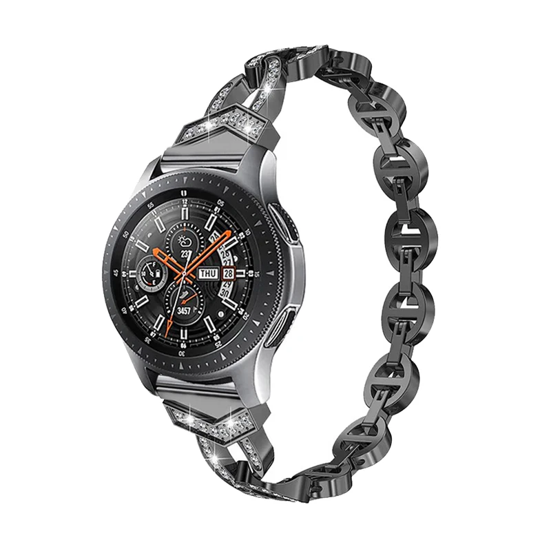 Ремешок со стразами для Samsung gear S3 Frontier Galaxy 46 мм/42 мм/Active 2 Amazfit BIP, huawei watch 3/3 Pro gt 2, металлический браслет
Ремешок со стразами для Samsung gear S3 Frontier Galaxy 46 мм/42 мм/Active 2 Amazfit BIP, huawei watch 3/3 Pro gt 2, металлический браслет
