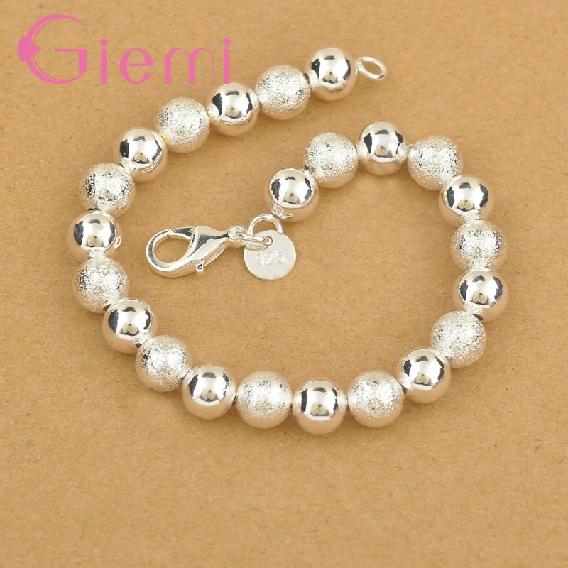 Hot Classic Elegant 925 Sterling Silver Beads Bracelet Bangles For Women Pretty wedding Jewelry Birthday Anniversary Gift
Hot Classic Elegant 925 Sterling Silver Beads Bracelet Bangles For Women Pretty wedding Jewelry Birthday Anniversary Gift