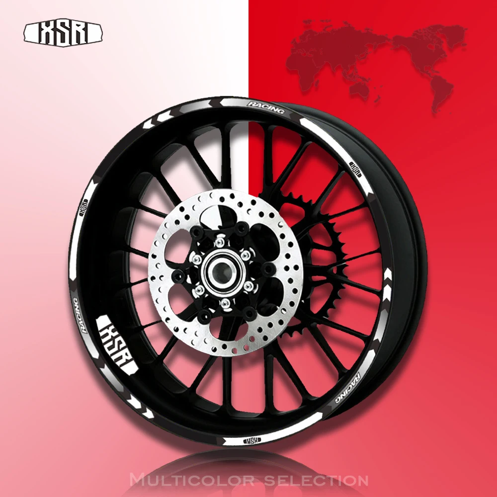 High quality Motorcycle Rim Wheel Decal Accessory Sticker Reflective waterproof sticker for Yamaha XSR700 XSR900
High quality Motorcycle Rim Wheel Decal Accessory Sticker Reflective waterproof sticker for Yamaha XSR700 XSR900