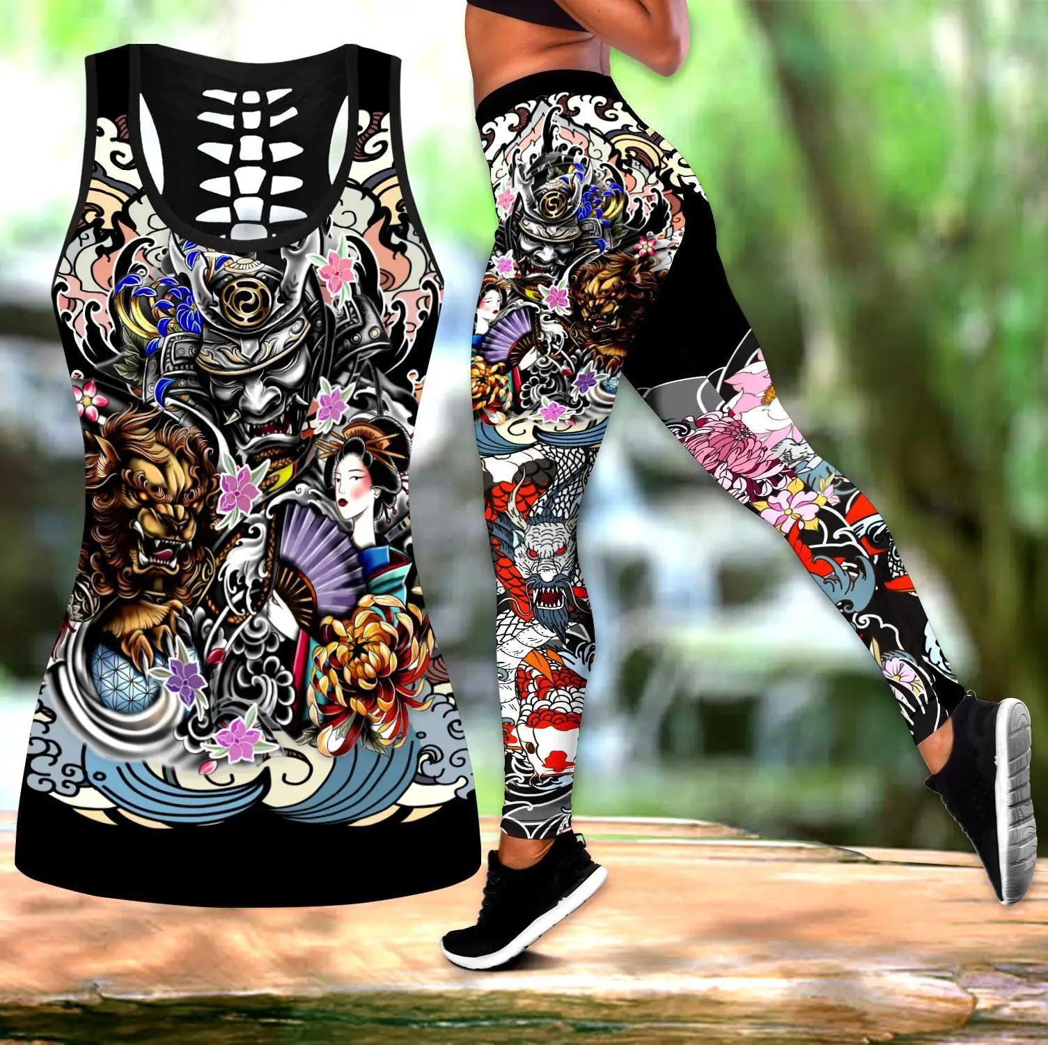 Women Leggings Fashion 3D Printed Samurai Geisha and Lion Tattoo Leggings & Tank top Sexy Elastic Female Skinny Leggings DDK12
Women Leggings Fashion 3D Printed Samurai Geisha and Lion Tattoo Leggings & Tank top Sexy Elastic Female Skinny Leggings DDK12