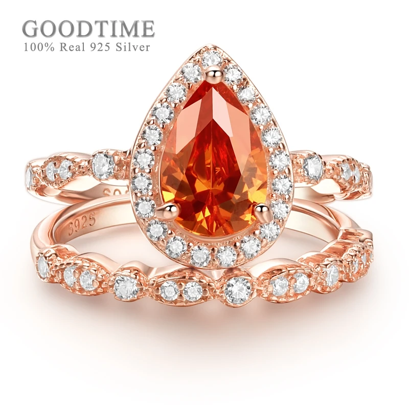 Luxury Women Ring Set 100% 925 Sterling Silver Filling Zirconia Rhinestone Water Drop Wedding Bride Ring For Anniversary Gift
Luxury Women Ring Set 100% 925 Sterling Silver Filling Zirconia Rhinestone Water Drop Wedding Bride Ring For Anniversary Gift
