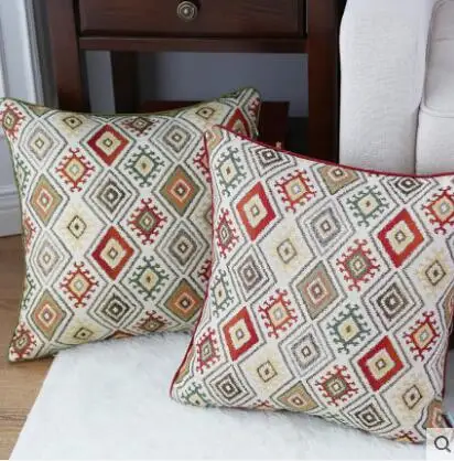 European-style square cushion cover sofa living room bedside cushion cover home ethnic style pillowcase
European-style square cushion cover sofa living room bedside cushion cover home ethnic style pillowcase