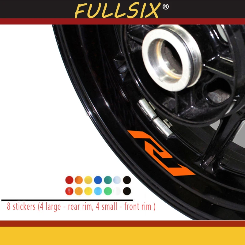 New Motorcycle Modified Wheel Sticker Waterproof Reflective Wheel Decal Color Wheel Side Strip for YAMAHA YZF R1 R 1 YZFR1
New Motorcycle Modified Wheel Sticker Waterproof Reflective Wheel Decal Color Wheel Side Strip for YAMAHA YZF R1 R 1 YZFR1