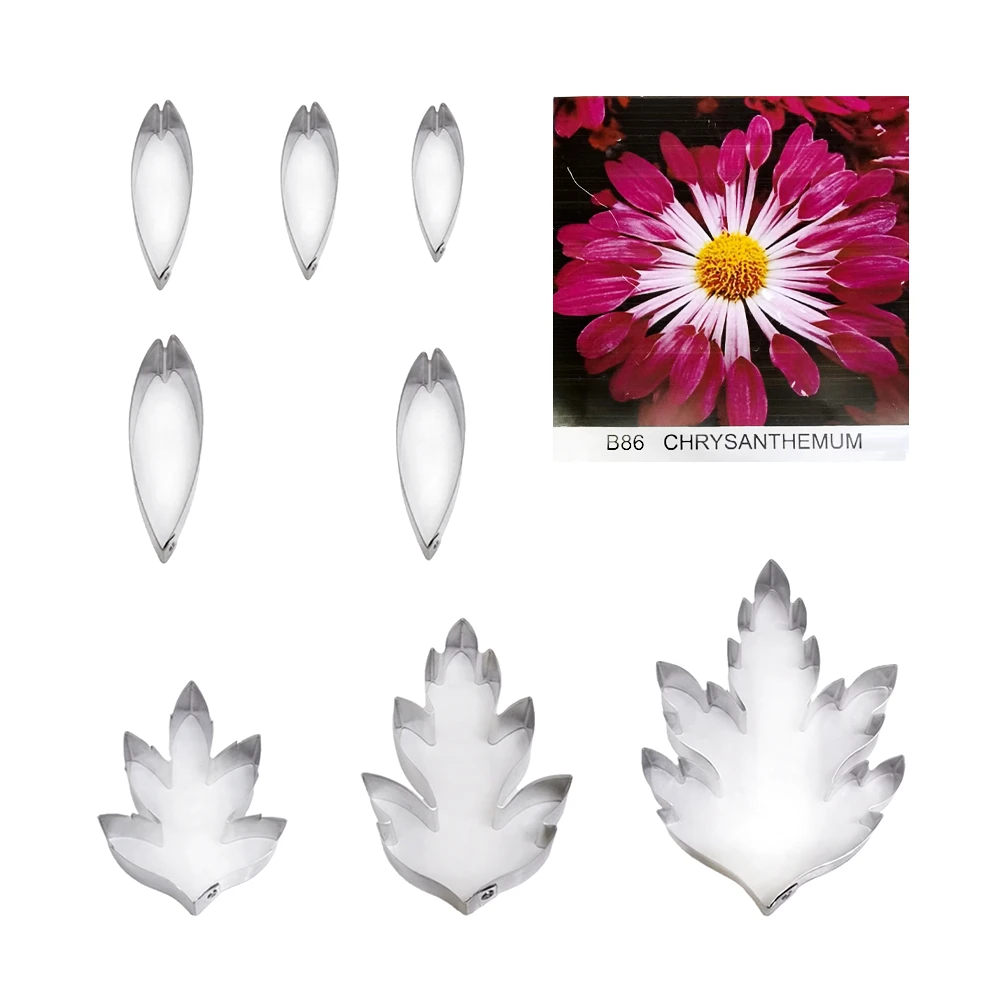 Cheysanthemum fondant sugar flower cutters baking cake decorations Polymer Clay Cold Porcelain gumpaste tools
Cheysanthemum fondant sugar flower cutters baking cake decorations Polymer Clay Cold Porcelain gumpaste tools