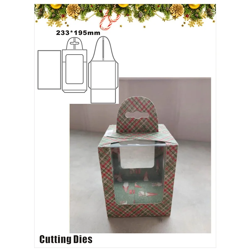 New Middle Hollow Gift Box Packaging Craft Embossing Mold 2021 Metal Cutting Dies For Decorative Scrapbooking Album Card Making
New Middle Hollow Gift Box Packaging Craft Embossing Mold 2021 Metal Cutting Dies For Decorative Scrapbooking Album Card Making