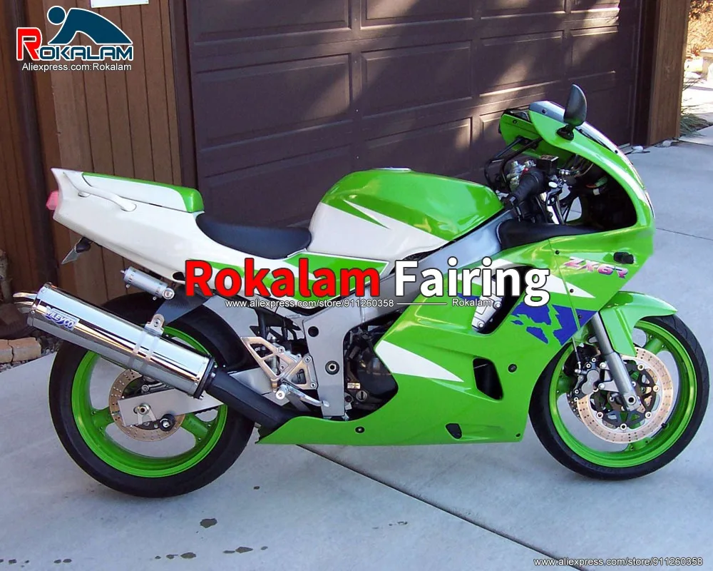 Motorbike Shells For Kawasaki Ninja ZX6R 1994 1995 1996 1997 ZX-6R 94 95 96 97 White Green Aftermarket Motorcycle Fairing Kits
Motorbike Shells For Kawasaki Ninja ZX6R 1994 1995 1996 1997 ZX-6R 94 95 96 97 White Green Aftermarket Motorcycle Fairing Kits