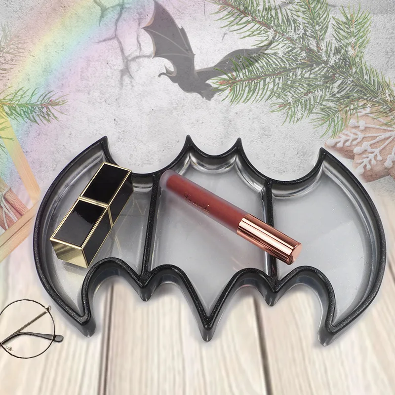 DIY Crystal Silicone Mold Halloween Bat Collection Box Ghost Tray Jewelry Storage Box Mirror Resin Craft Mold Ashtray Dish Mould
DIY Crystal Silicone Mold Halloween Bat Collection Box Ghost Tray Jewelry Storage Box Mirror Resin Craft Mold Ashtray Dish Mould