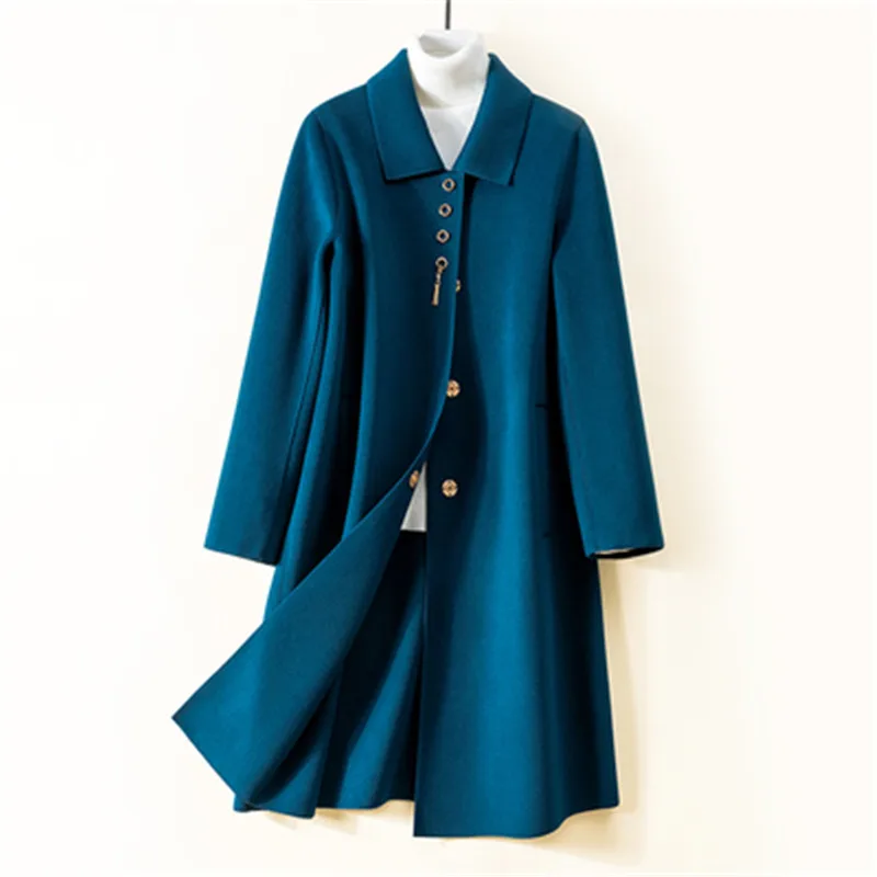 New product Women Autumn Winter Long Jacket Female Red Wool Coat Fashion Chic Warm Overcoats Casual Solid Cashmere OuterwearA723
New product Women Autumn Winter Long Jacket Female Red Wool Coat Fashion Chic Warm Overcoats Casual Solid Cashmere OuterwearA723