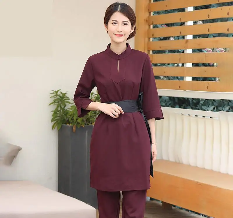Beautician's Work Clothes Female Beauty Salon Work Clothes Spa Health Club Suit
Beautician's Work Clothes Female Beauty Salon Work Clothes Spa Health Club Suit