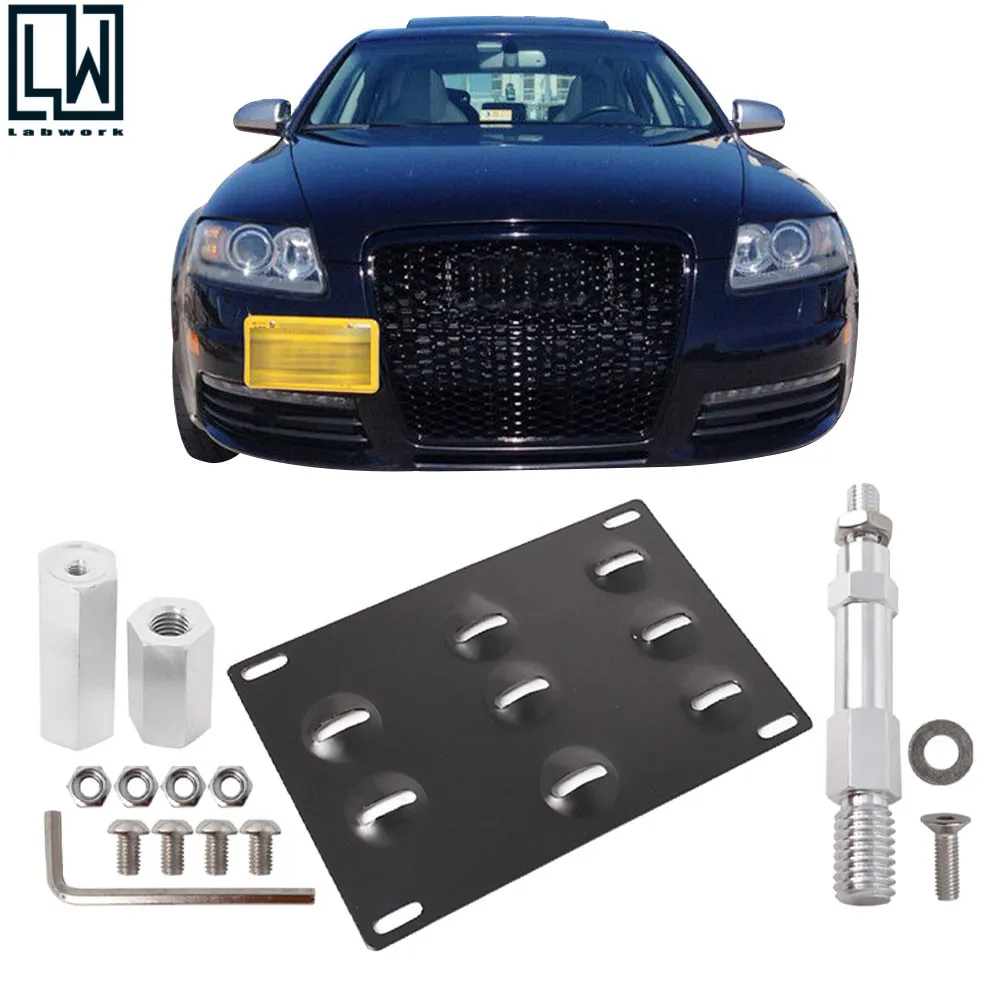 FRONT BUMPER TOW HOOK LICENSE PLATE MOUNT BRACKET HOLDER FOR AUDI 2008-2015
FRONT BUMPER TOW HOOK LICENSE PLATE MOUNT BRACKET HOLDER FOR AUDI 2008-2015