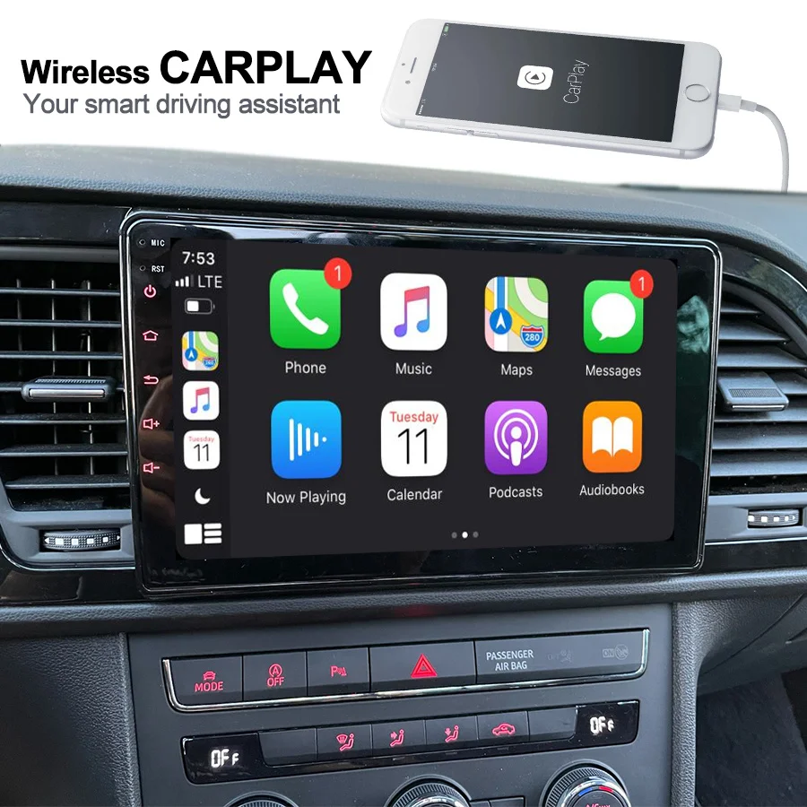 128GB Android Auto For Seat Leon 3 2012 - 2020 Car Gps Radio Multimedia Video Player CarPlay Autoradio 2 Din
128GB Android Auto For Seat Leon 3 2012 - 2020 Car Gps Radio Multimedia Video Player CarPlay Autoradio 2 Din