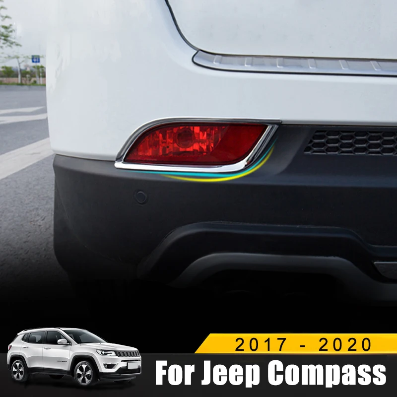For Jeep Compass 2017 2018 2019 2020 ABS Chrome Rear Reflector Fog Light Lamp Cover Sticker Decoration Trim Accessories
For Jeep Compass 2017 2018 2019 2020 ABS Chrome Rear Reflector Fog Light Lamp Cover Sticker Decoration Trim Accessories