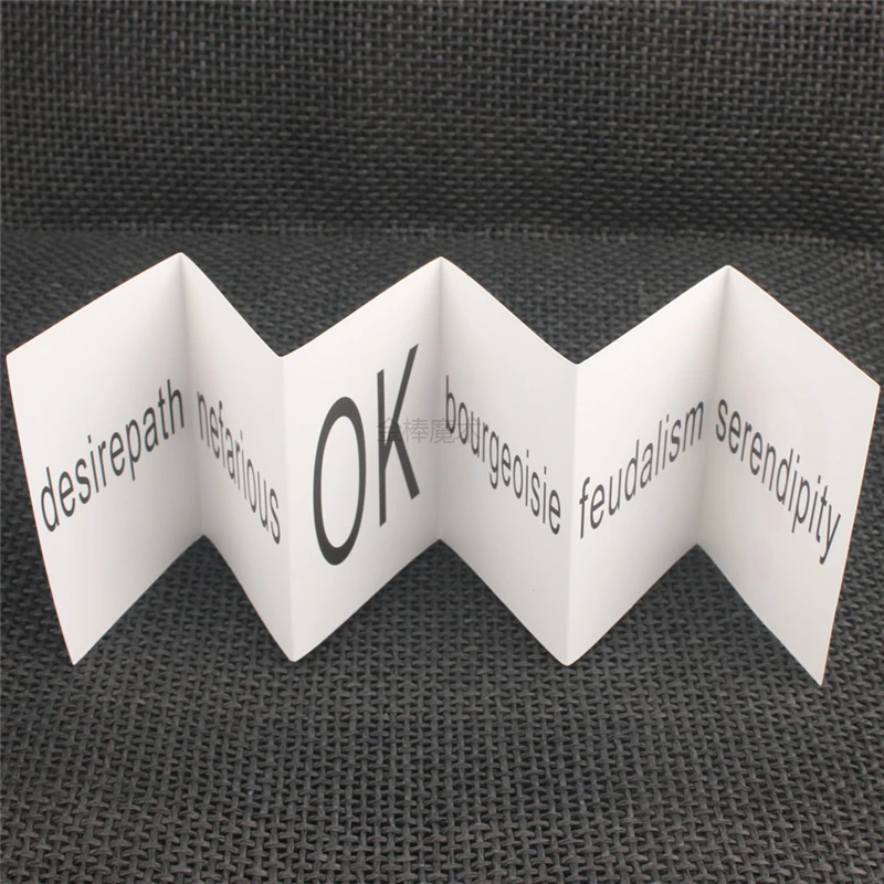 Alphabet Prophecy Magic Tricks Letter Prediction Cards Close Up Street Card Props Illusion Stage Gimmick Illusions Accessories
Alphabet Prophecy Magic Tricks Letter Prediction Cards Close Up Street Card Props Illusion Stage Gimmick Illusions Accessories