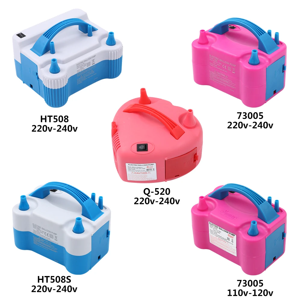 Electric Balloon Pump110V or 220V Inflator Air AC Plug Double Hole Nozzle Air Blower High Voltage Fast Portable Inflatable Tool
Electric Balloon Pump110V or 220V Inflator Air AC Plug Double Hole Nozzle Air Blower High Voltage Fast Portable Inflatable Tool