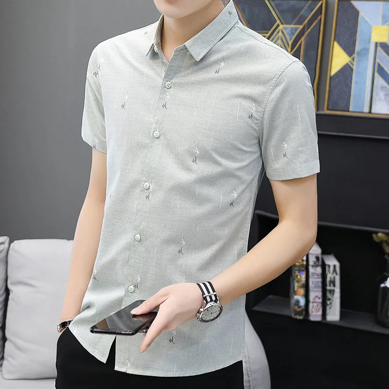 Hot Sale Summer Student Floral Shirt Men's Clothing Square Collar Casual Fashion Cardigan High-end Brand All-match Short Sleeve
Hot Sale Summer Student Floral Shirt Men's Clothing Square Collar Casual Fashion Cardigan High-end Brand All-match Short Sleeve
