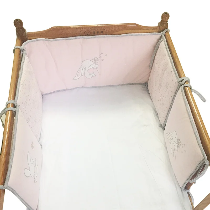 5Pcs Baby Bed Bumper In The Crib Rabbit Flowers Baby Bedding Bumper Bed Breathable Crib Bumper for Baby Girls Boys
5Pcs Baby Bed Bumper In The Crib Rabbit Flowers Baby Bedding Bumper Bed Breathable Crib Bumper for Baby Girls Boys