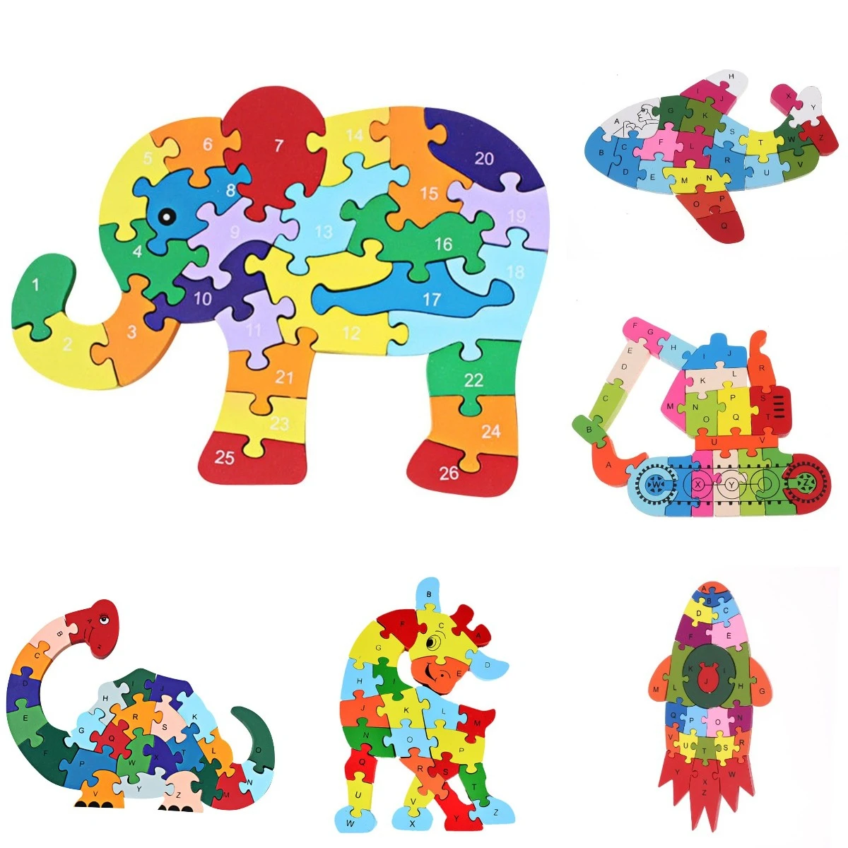 3D Colorful Kids Puzzles Wooden Toys Cartoon Animal Letter Number Montessori Brain Training Educational Toys For Children Gifts
3D Colorful Kids Puzzles Wooden Toys Cartoon Animal Letter Number Montessori Brain Training Educational Toys For Children Gifts