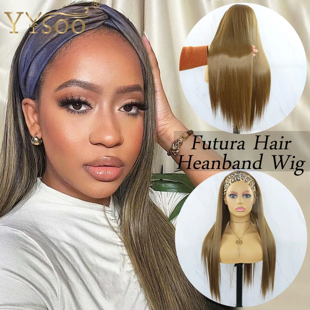 YYsoo Japan Futura Hair Synthetic Brown Wig With Headwrap Long Silky Straight Headband Wigs For Women Daily Used Wig
YYsoo Japan Futura Hair Synthetic Brown Wig With Headwrap Long Silky Straight Headband Wigs For Women Daily Used Wig