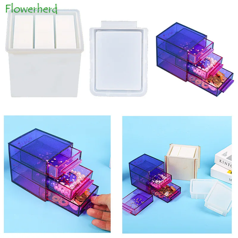 Epoxy Mold Drawer Storage Box Silicone Mold Resin Molds for Jewelry Craft Supplies Resin Epoxy Kit and Molds
Epoxy Mold Drawer Storage Box Silicone Mold Resin Molds for Jewelry Craft Supplies Resin Epoxy Kit and Molds
