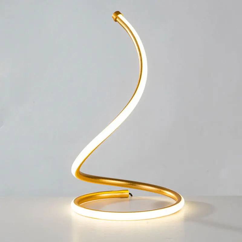 Modern Simple Spiral Table Lamps for Living Room Minimalist Led Stand Lights Bedroom Bedside Desk Lamp Home Decor Night Light
Modern Simple Spiral Table Lamps for Living Room Minimalist Led Stand Lights Bedroom Bedside Desk Lamp Home Decor Night Light