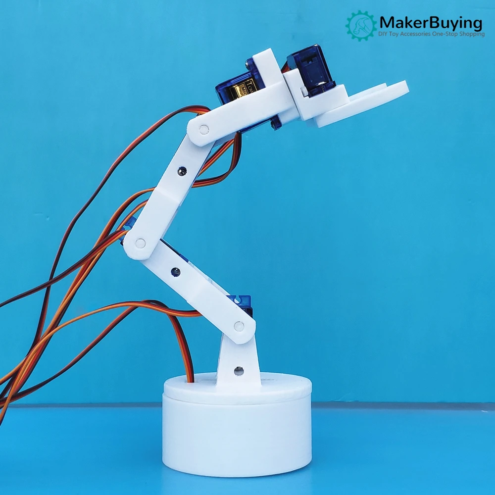 Шесть градусов свободы 3D печать белый шесть осей Роботизированная рука DIY робот сборка 3D печать изделия SG90
Шесть градусов свободы 3D печать белый шесть осей Роботизированная рука DIY робот сборка 3D печать изделия SG90