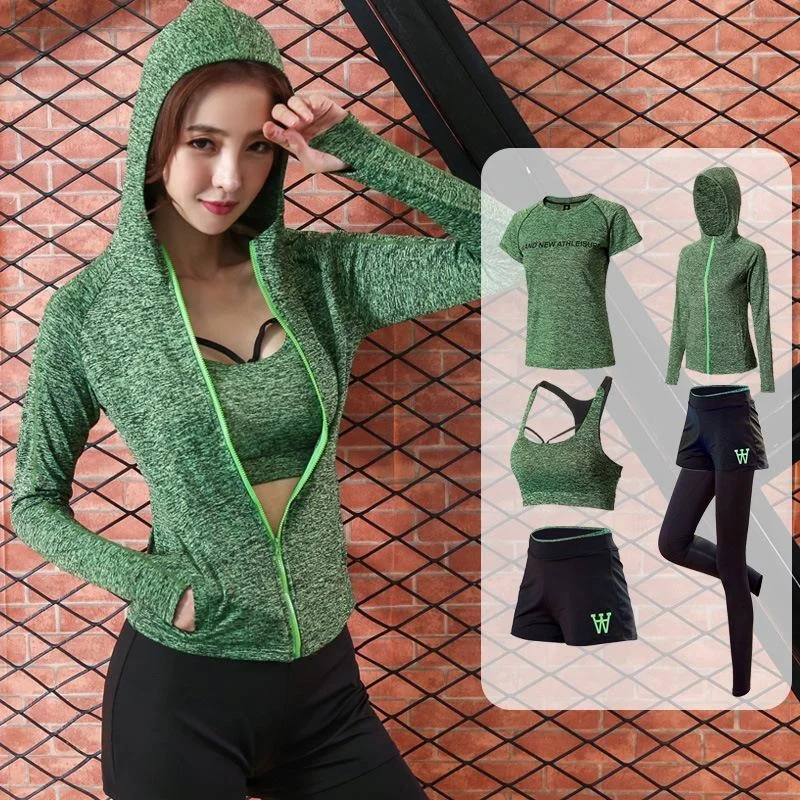 Two Piece Set Women Yoga Yoga Women's New Fashion Running Sportswear Conjuntos De Mujer Ensemble Femme
Two Piece Set Women Yoga Yoga Women's New Fashion Running Sportswear Conjuntos De Mujer Ensemble Femme