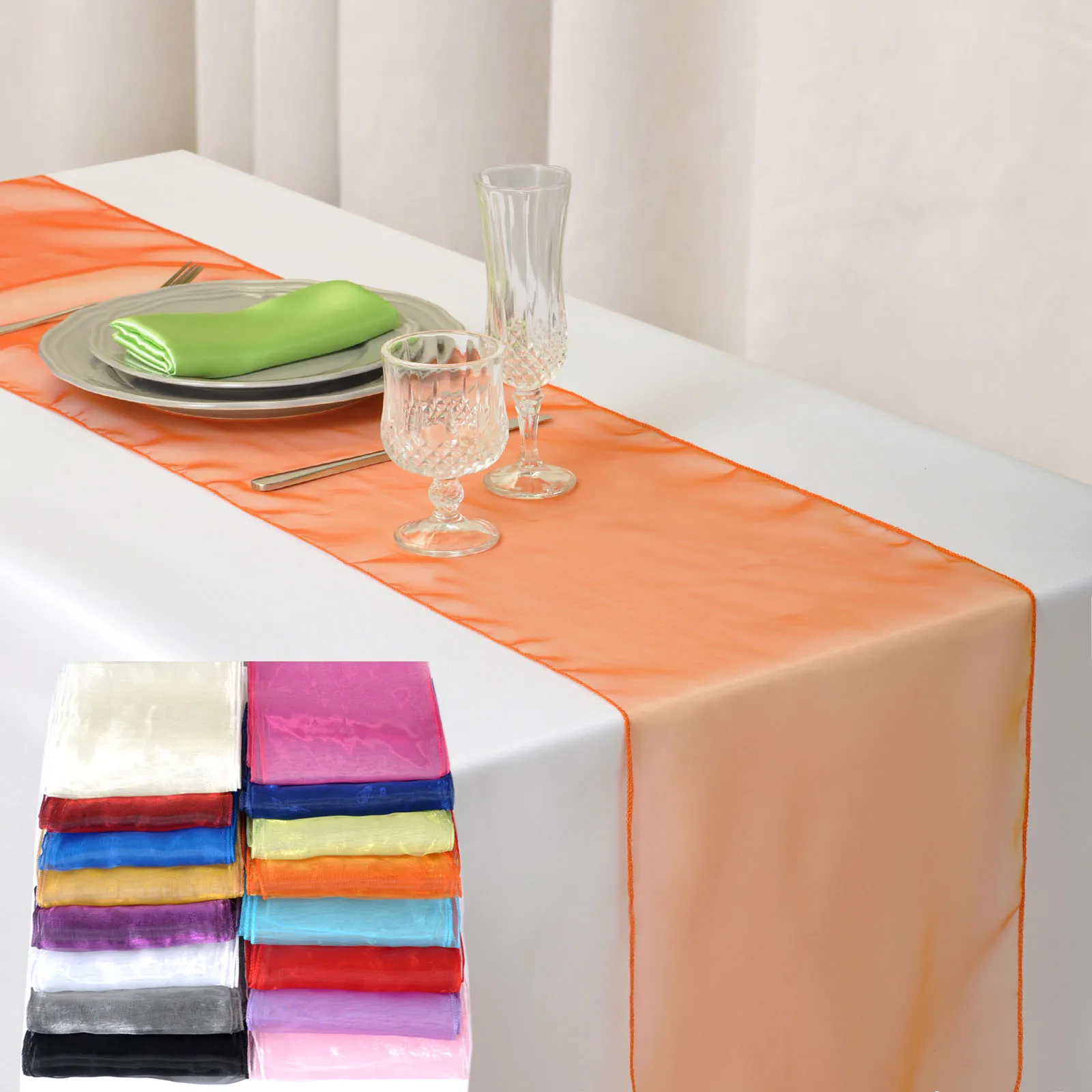 10pcs Organza Table Runners Dining Gold 30CM X 275CM Wedding Banquet Christmas Supply Party Decorations 12in x108in
10pcs Organza Table Runners Dining Gold 30CM X 275CM Wedding Banquet Christmas Supply Party Decorations 12in x108in