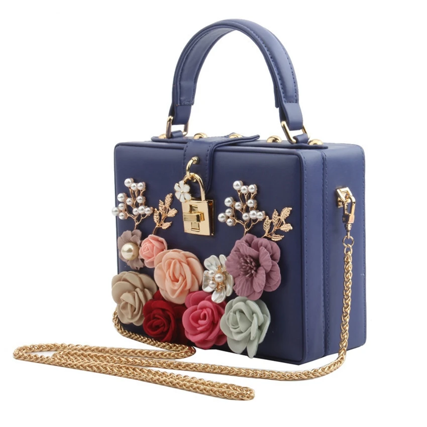 College style handbag lock small box bag diamond-studded flowers portable small square bag shoulder messenger chain dinner bag
College style handbag lock small box bag diamond-studded flowers portable small square bag shoulder messenger chain dinner bag