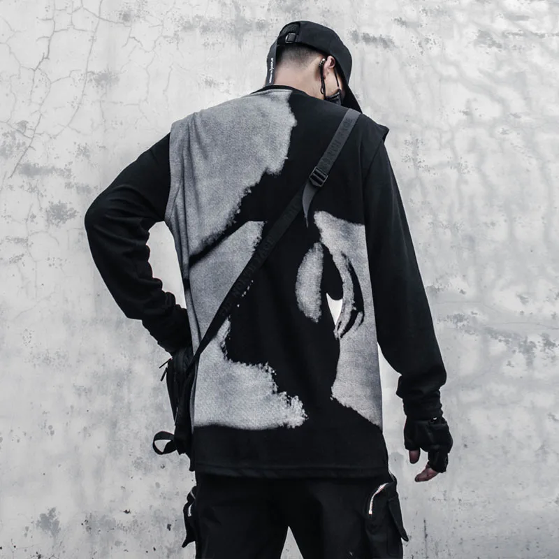 Michalkova Men's clothes Vintage Printed Sweatshirt HipHop Streetwear Fashion Harajuku Fake Two Piece O-Neck Pullover oversized
Michalkova Men's clothes Vintage Printed Sweatshirt HipHop Streetwear Fashion Harajuku Fake Two Piece O-Neck Pullover oversized