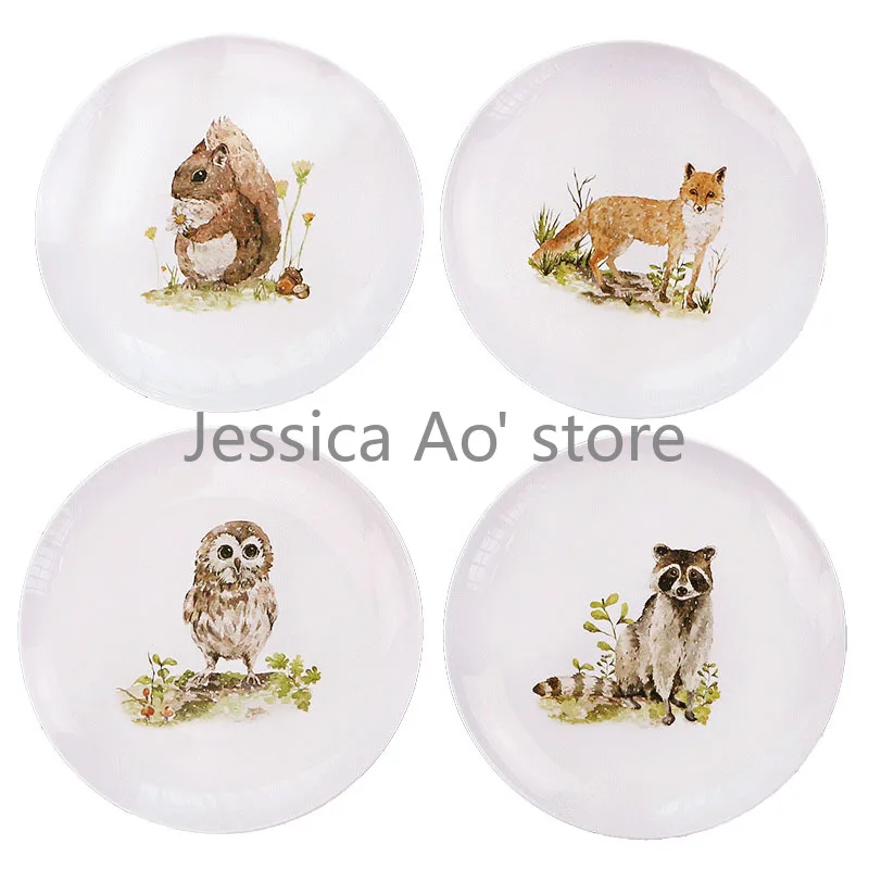 20cm Melamine Tableware China Plates Animals Creative Christmas Dishes Set Plates and Dishes Set Cute Dinner Plates Set
20cm Melamine Tableware China Plates Animals Creative Christmas Dishes Set Plates and Dishes Set Cute Dinner Plates Set