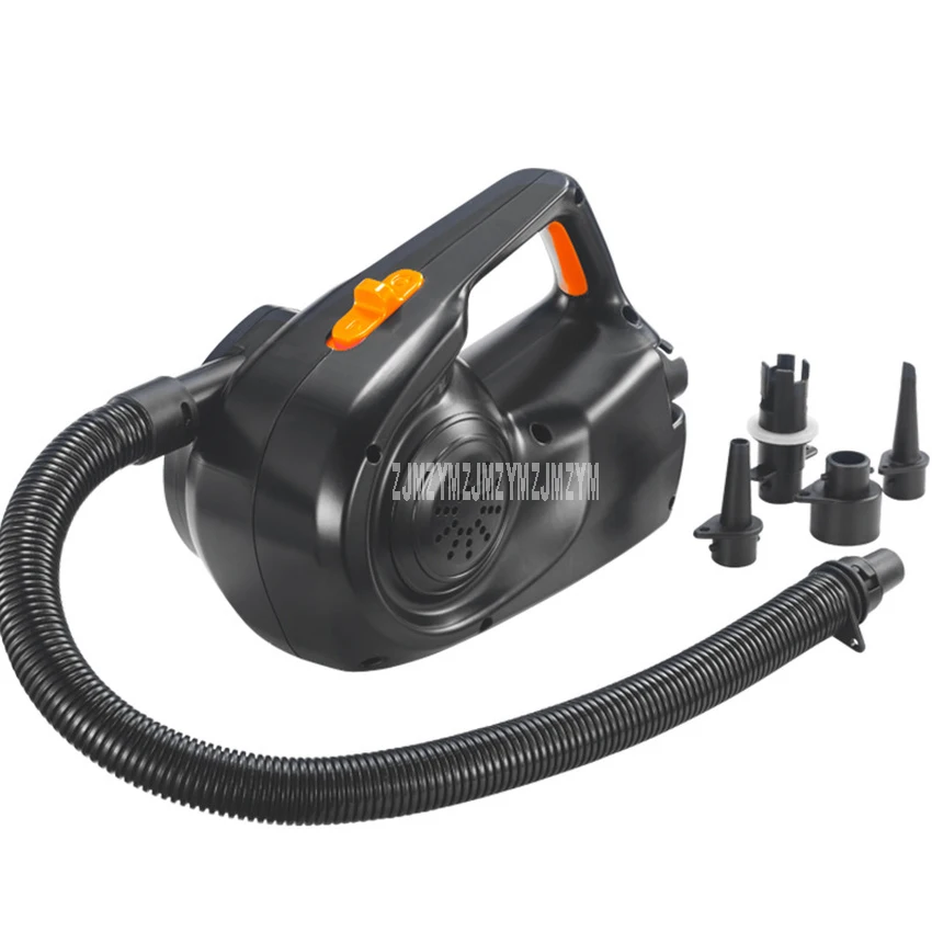 Electric Air Pump Dual Use Air Inflation/Suction Can Be Charged Pump For Inflatable Tent/Boat/Bed Inflatable Suction Pump HT-338
Electric Air Pump Dual Use Air Inflation/Suction Can Be Charged Pump For Inflatable Tent/Boat/Bed Inflatable Suction Pump HT-338