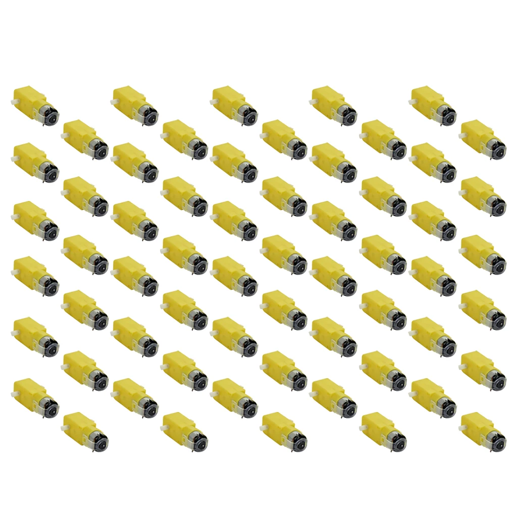 20 Pieces 3V-12V DC 70mA (3V) Robot Intelligent Car DIY Dual Shaft Gear TT Motor for Robot Car MCU 7x2.2x1.8cm
20 Pieces 3V-12V DC 70mA (3V) Robot Intelligent Car DIY Dual Shaft Gear TT Motor for Robot Car MCU 7x2.2x1.8cm