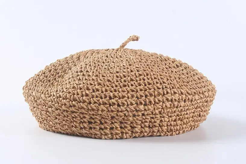 2022 New Handmade Women Berets Female Straw Hats For Spring Autumn Girl Flat Cap Knit Black Beret Gifts For Woman Wholesale
2022 New Handmade Women Berets Female Straw Hats For Spring Autumn Girl Flat Cap Knit Black Beret Gifts For Woman Wholesale