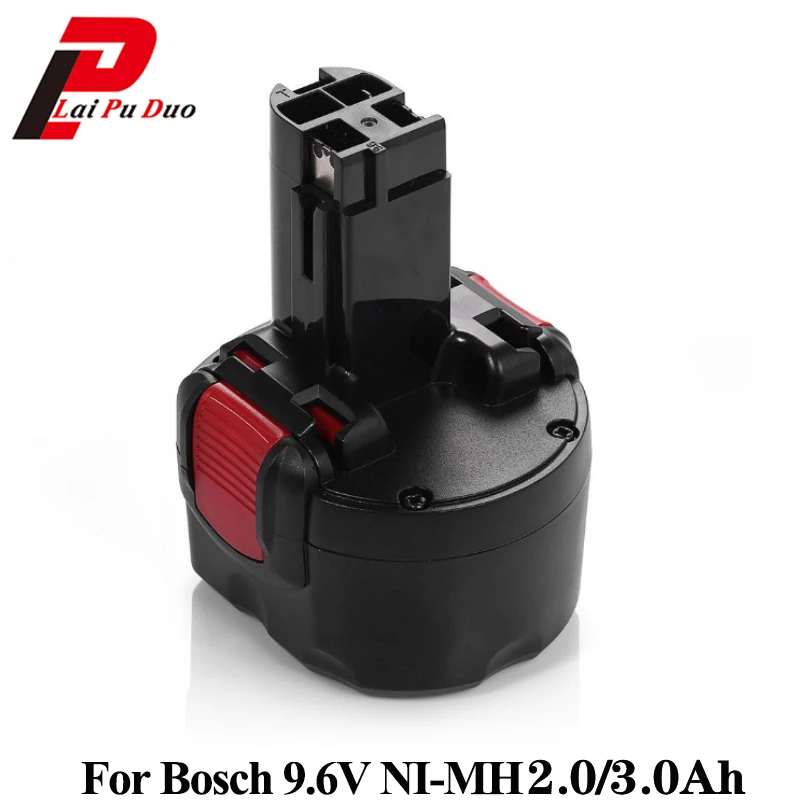 NI-MH Replacement Power Tool Battery 2.0/3.0Ah 9.6V for Bosch BAT100 2607335272 GSR 9.6V BH984 32609 2607335453
NI-MH Replacement Power Tool Battery 2.0/3.0Ah 9.6V for Bosch BAT100 2607335272 GSR 9.6V BH984 32609 2607335453