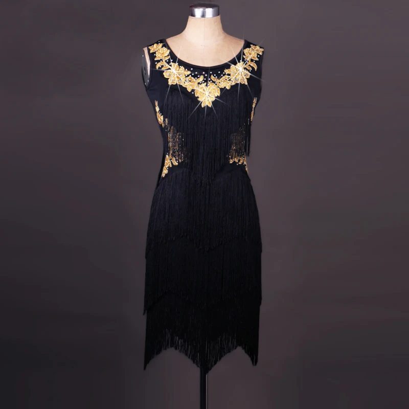 Latin Dresses For Women Custom Made Black Latin Tassel Dancing Costume Adult Samba Rumba Chacha Latin Competition Dance Dress
Latin Dresses For Women Custom Made Black Latin Tassel Dancing Costume Adult Samba Rumba Chacha Latin Competition Dance Dress