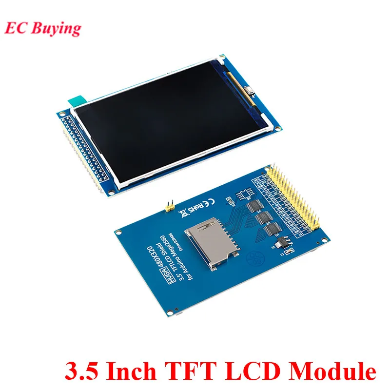 3.5 Inch 3.5" TFT LCD Color Screen Display Module 480x320 Ultra HD ILI9486 Drive 480*320 Compatible with Ar Mega2560 For Arduino
3.5 Inch 3.5" TFT LCD Color Screen Display Module 480x320 Ultra HD ILI9486 Drive 480*320 Compatible with Ar Mega2560 For Arduino