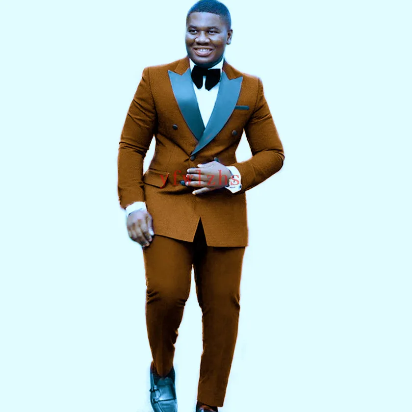 Handsome Groomsmen Double-Breasted Groom Tuxedos Wedding Dress Men Suits Blazer Prom Dinner (Jacket+Pants+Tie) K293
Handsome Groomsmen Double-Breasted Groom Tuxedos Wedding Dress Men Suits Blazer Prom Dinner (Jacket+Pants+Tie) K293