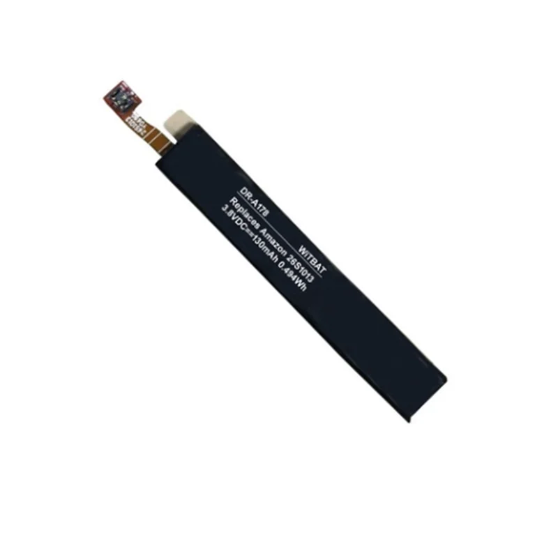 Новый аккумулятор для Amazon 26S1013 58-000178, беспроводная гарнитура, литий-полимерная стандартная деталь для замены, 3,8 в, 130 мАч
Новый аккумулятор для Amazon 26S1013 58-000178, беспроводная гарнитура, литий-полимерная стандартная деталь для замены, 3,8 в, 130 мАч