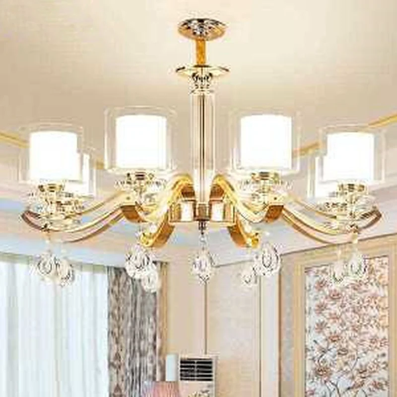 Modern Gold Metal Led Chandeliers Lighting Living Room Glass Crystal Led Pendant Chandelier Lights Bedroom Hanging Lamp Fixtures
Modern Gold Metal Led Chandeliers Lighting Living Room Glass Crystal Led Pendant Chandelier Lights Bedroom Hanging Lamp Fixtures