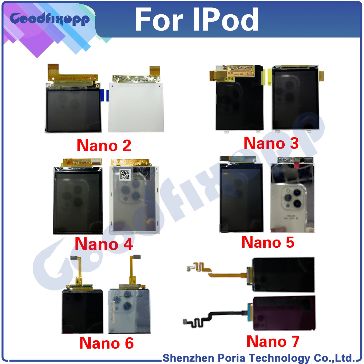 Сенсорный ЖК-дисплей для IPod Nano 2 3 4 5 6 7, дигитайзер в сборе, экран для IPod Nano 2th 3th 4th 5th 6th 7th, замена
Сенсорный ЖК-дисплей для IPod Nano 2 3 4 5 6 7, дигитайзер в сборе, экран для IPod Nano 2th 3th 4th 5th 6th 7th, замена