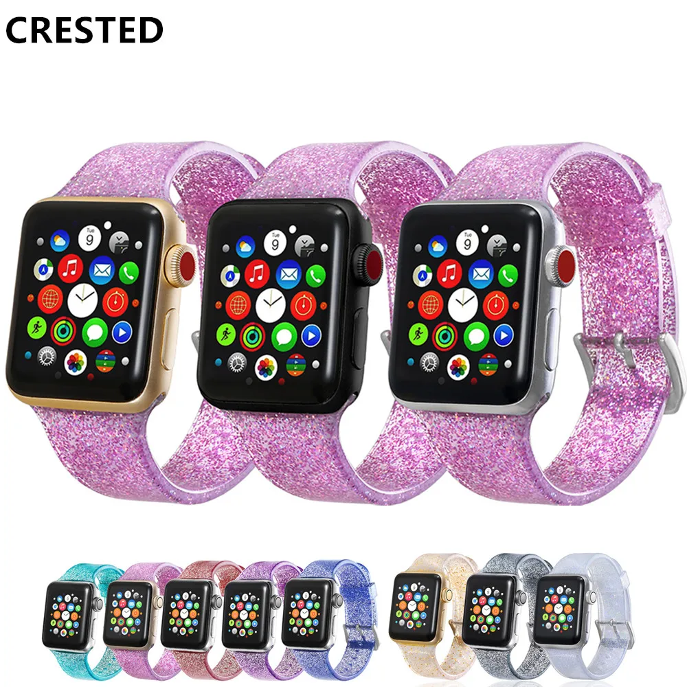 Ремешок силиконовый для Apple Watch Band 41 мм/45 мм 40 мм 44 мм, блестящий браслет для iwatch series 5 4 3 se 6 7
Ремешок силиконовый для Apple Watch Band 41 мм/45 мм 40 мм 44 мм, блестящий браслет для iwatch series 5 4 3 se 6 7