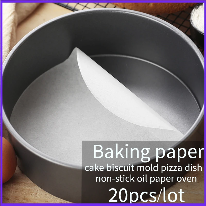 Baking Paper Parchment Paper Liners for Round Sheets Pan BBQ Paper pad non-stick oil paper oven cake baking mat 20pcs/Set
Baking Paper Parchment Paper Liners for Round Sheets Pan BBQ Paper pad non-stick oil paper oven cake baking mat 20pcs/Set
