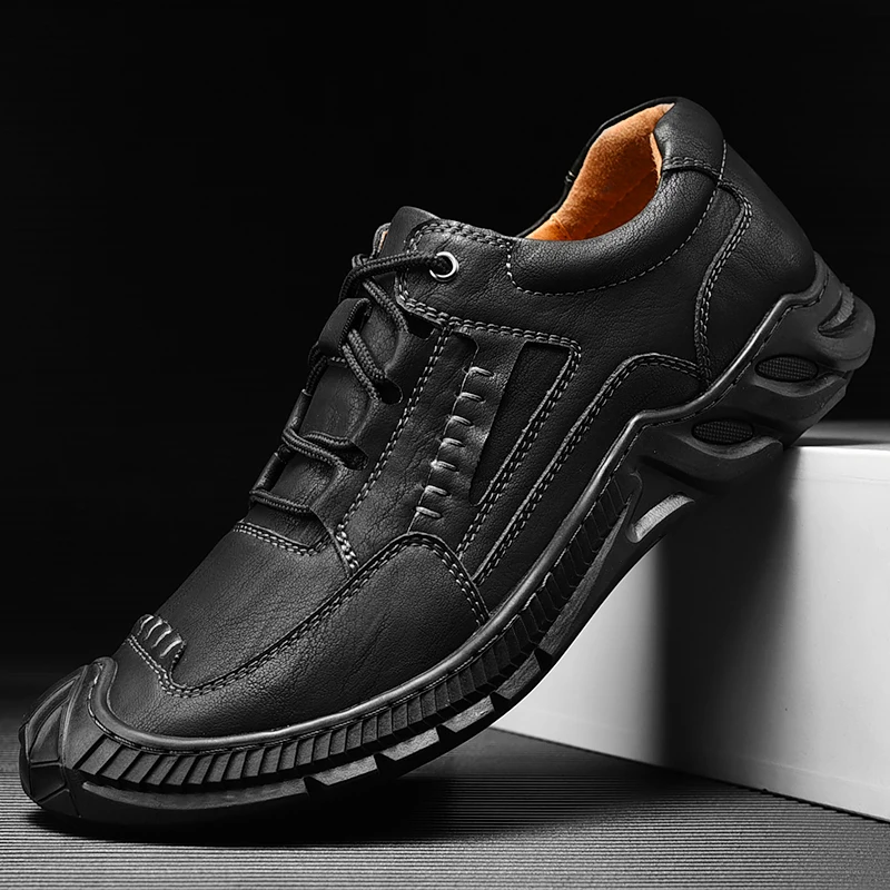 Men's leather shoes fashion casual shoes spring and autumn British style round head leather shoes business dress sports shoes
Men's leather shoes fashion casual shoes spring and autumn British style round head leather shoes business dress sports shoes